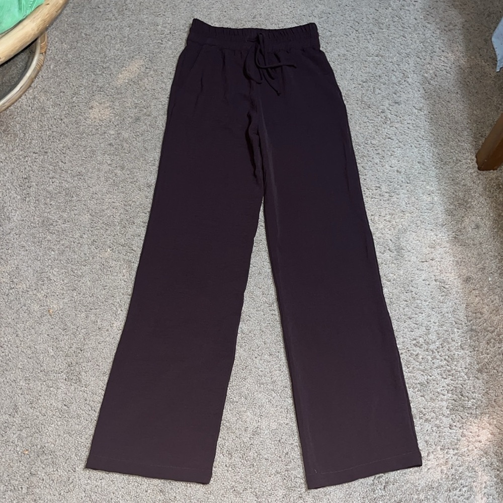 The Lady & The Sailor High Waisted Drawstring Pants Chocolate Air Flow 1 XS-S - Picture 3 of 9